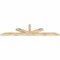 Ekena Millwork Saratoga Rough Sawn Timber Gable Bracket, Douglas Fir, 96"W x 24"H x 4"D x 4"F, 6/12 Pitch GBW096X24X0404SAR00RDF - alternate 2